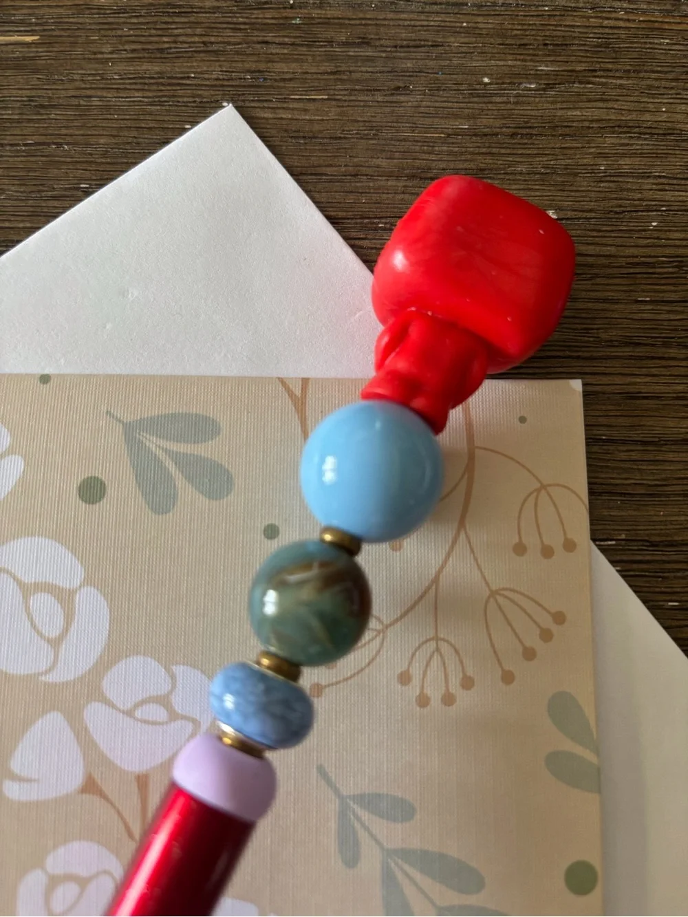 Marvel Spider-Vemon handmade beaded pen